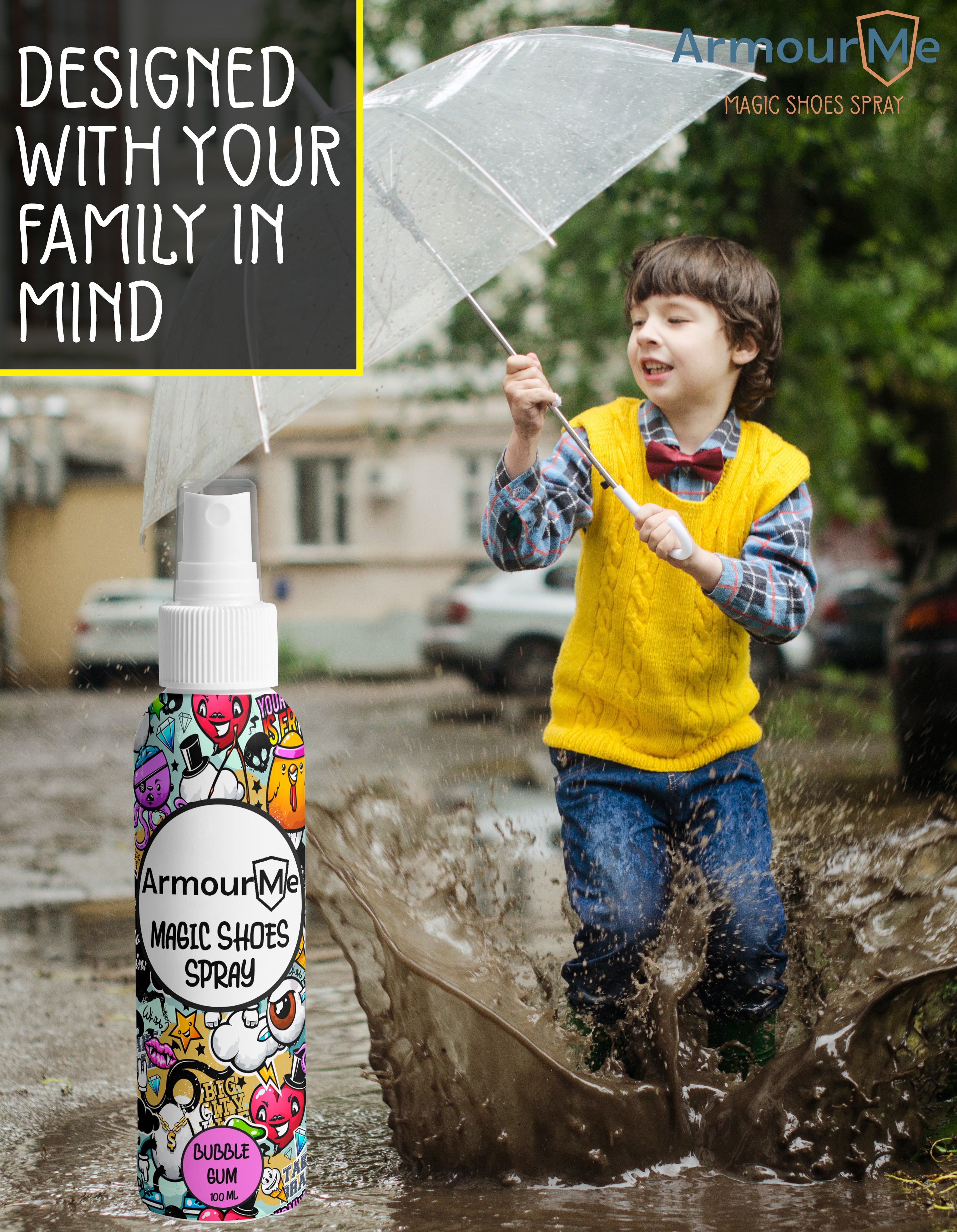 ArmourMe Shoe Deodorizer Spray, Shoe Smell Eliminator For Feet, Socks, Shoes and Sweat